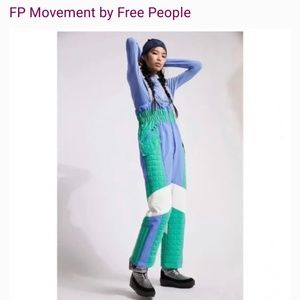 SALE 🎄free people movement All Prepped Colorblock Bibb Snow Pant